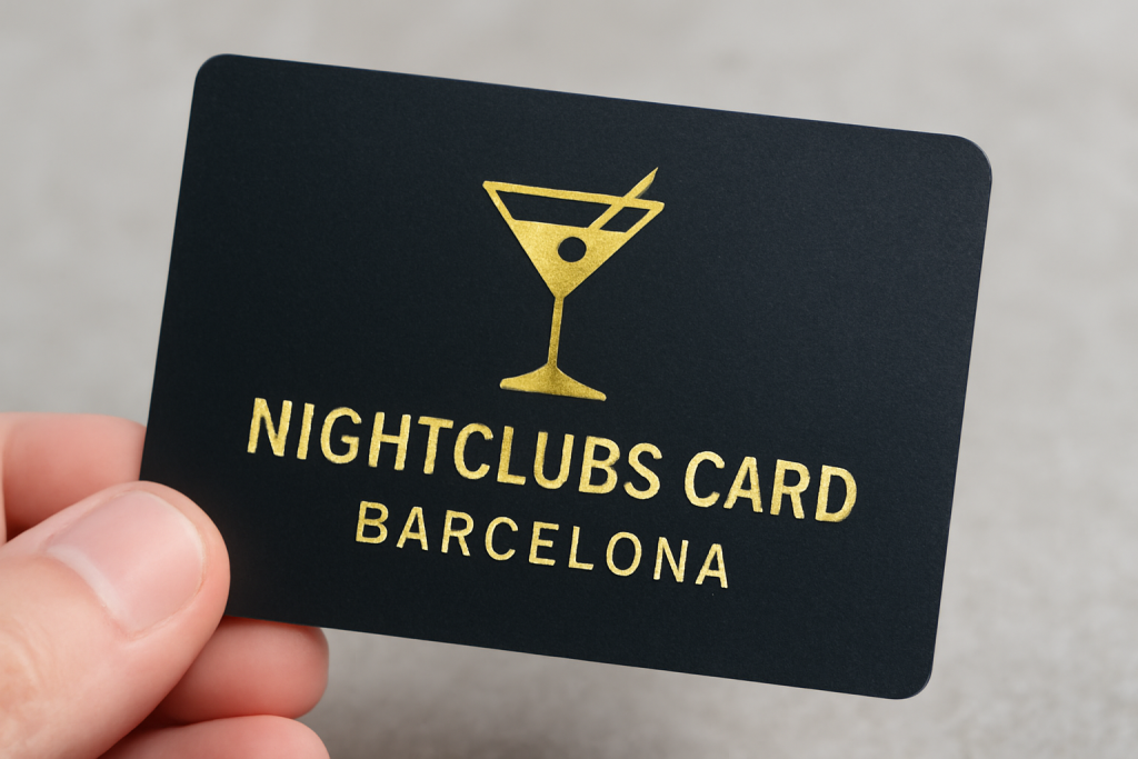 Barcelona Night Club Card